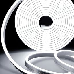 SPARK WORLD White Rice Shaped LED String Lights Strip image 3
