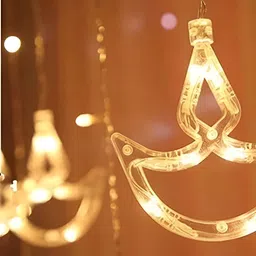 ENORMITY Yellow Diya Shaped String Lights image 3