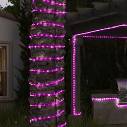 enormity Pink Rice Shaped LED String Lights Rope image 4