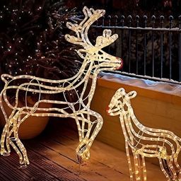 SPARK WORLD Yellow Rice Shape String Lights image 3