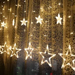 SPARK WORLD Yellow Star Shaped String Lights image 3