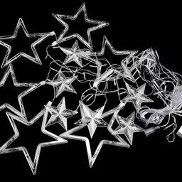 SPARK WORLD Yellow Star Shape String Lights image 4