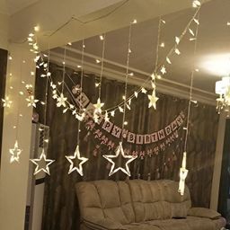 SPARK WORLD Yellow Star Shape String Lights image 4