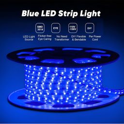 ENORMITY Blue Rice Shaped String Lights image 5