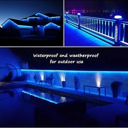 ENORMITY Blue Rice Shape String Lights image 5