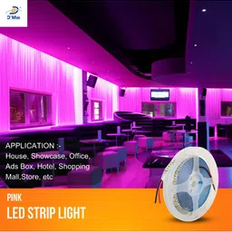 ENORMITY Pink Rice Shape String Lights image 5