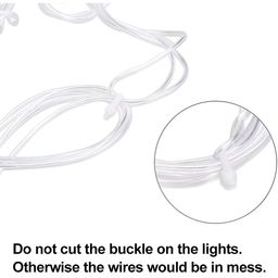 SPARK WORLD Yellow Photo Clip Shape String Lights image 5