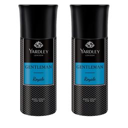 YARDLEY LONDON Gentleman Set Of 2 Royale Deodorant Body Spray - 150ml Each-2
