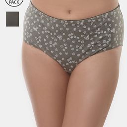 Wear Equal Women Pack Of 2 Hipster Briefs 003/BA2/MOSS-GREEN/S-AOP-MOSS-picture-17
