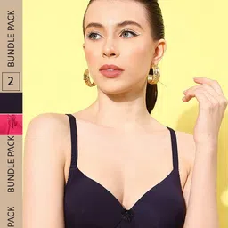 Leading Lady Pack of 2 Full Coverage Lightly Padded T-shirt Bra With All Day Comfort-picture-19