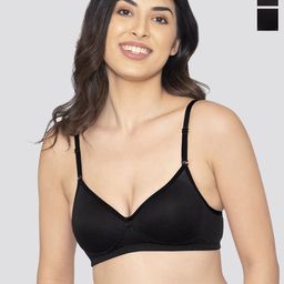 K LINGERIE Pack of 2 Sharon Detachable Straps Padded T-Shirt Bra-picture-34
