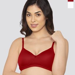 K LINGERIE Pack of 2 Sharon Detachable Straps Padded T-Shirt Bra-picture-30