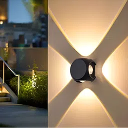 SPARK WORLD Black Aluminium Quirky Abstract Shaped Shaped Wall Lamp-20