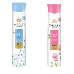 YARDLEY LONDON Women Set of English Rose & Lace Body Sprays - 150 ml Each-40