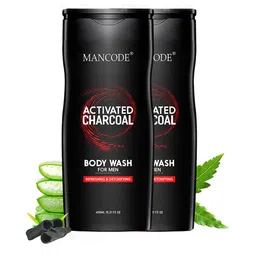 MANCODE Men Set of 2 Activated Charcoal Body Wash 450 ml-27