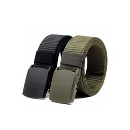 WINSOME DEAL Men Set Of 2 Textured Canvas Belt With Slider Buckle-picture-13