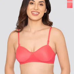 K LINGERIE Pack of 2 Roxy Multiway Straps Demi Cup Balconette Bra-20