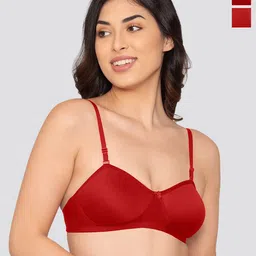 K LINGERIE Pack of 2 Roxy Multiway Straps Demi Cup Balconette Bra-42