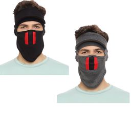 Gajraj Unisex Pack Of 2 Cotton Full Face Masks With Air Filter Mesh & Visor-22