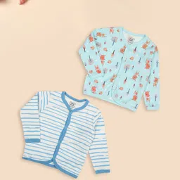 MeeMee Infants Pack Of 2 Printed Cotton Jhablas-image-60