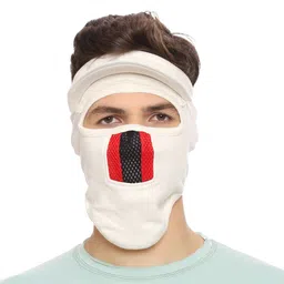 Gajraj Unisex Pack Of 2 Cotton Full Face Mask With Air Filter Mesh & Visor image 2