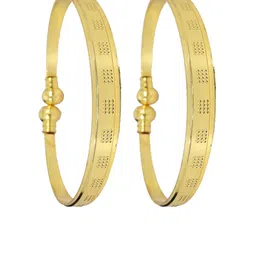 NMII Set Of 2 Gold-Plated Crystal-Studded Bangles image 3
