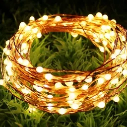 SPARK WORLD 2-Pcs Yellow Rice Shaped String Lights image 4