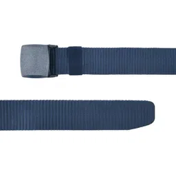 WINSOME DEAL Men Set Of 2 Textured Canvas Belt With Slider Buckle image 2