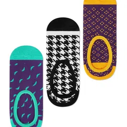 Dynamocks Pack Of 3 Patterned Anti-Microbial Shoe Liner-17