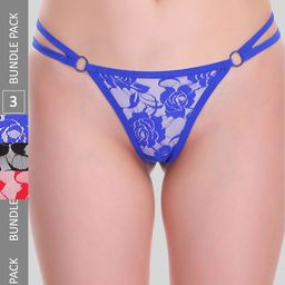 SELFCARE Pack Of 3 Pure Soft Net Thong Briefs SN0685N-picture-49
