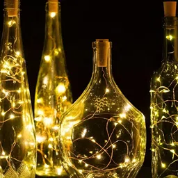 SPARK WORLD Beige Rice Shaped String Lights image 2