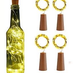 SPARK WORLD White 4 Pieces Rice Shape String Lights-54