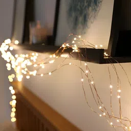 SPARK WORLD Yellow 4 Pieces Rice Shape String Lights image 5