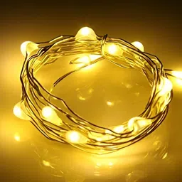 SPARK WORLD White 4 Pieces Rice Shape String Lights image 2