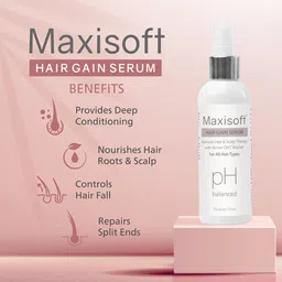 Maxisoft Set of 4 Hair Gain Serum with Active DHT Blocker - 100 ml Each image 3