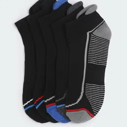 max Men Pack Of 5 Patterned Ankle Length Socks-43
