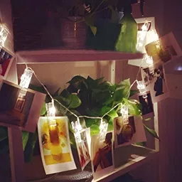 SPARK WORLD Yellow LED Photo Clip String Lights image 4