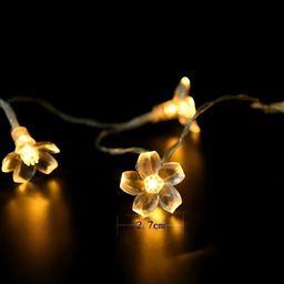 ENORMITY Yellow Flower Shape String Lights image 4