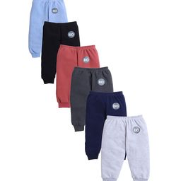 EIO Kids Set of 6 Cotton Ribbed Joggers-picture-9