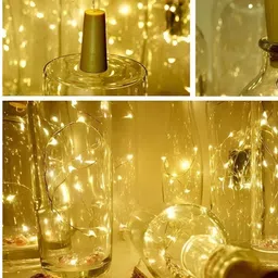 ENORMITY Yellow Bulb Shape String Lights-11