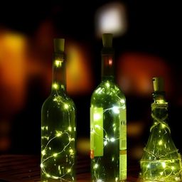 SPARK WORLD 6Pcs Yellow Rice Shape String Lights image 3