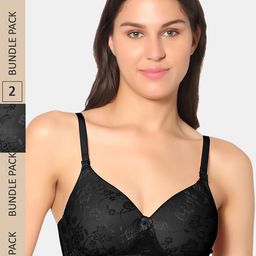 Sonari Pack of 2 Non-Wired All Day Comfort Lightly Padded Bra-49