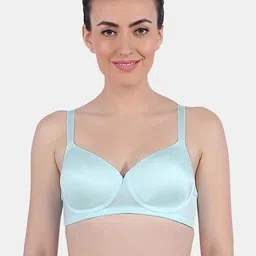 Dazzle Blue Lightly Padded Seamless Bra DB193aqua32D-image-94