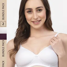 Floret Pack of 2 Lightly Padded Push-Up Bra-55