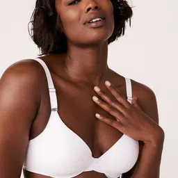 La Vie en Rose Women White Solid  Underwired Lightly Padded Lined Sleek Bra-picture-41