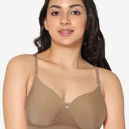 In Care Medium Coverage Heavily Padded Pure Cotton T-shirt Bra With All Day Comfort-picture-44