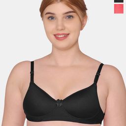 KOMLI Pack of 2 Cotton Full Coverage Bra-picture-18
