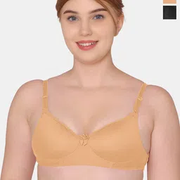 KOMLI Pack of 2 Cotton Full Coverage Bra-picture-30