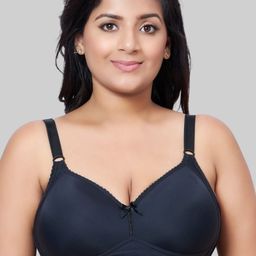 PLUMBURY Plus Size Full Coverage Lightly Padded Everyday Bra With All Day Comfort-18