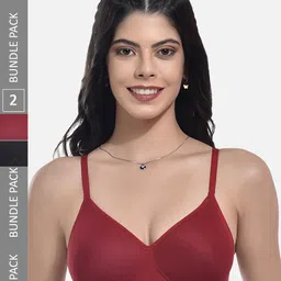 StyFun Pack Of 2 Full Coverage Lightly Padded Bra With All Day Comfort-9